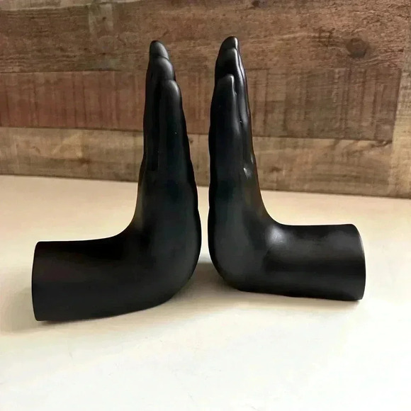 Luyesa Designs Pair Matte Hand Bookends - Picture 1 of 7